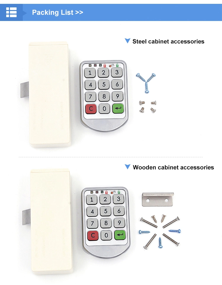 Safety Keyless RFID Card Digital Electric Smart Cabinet Lock