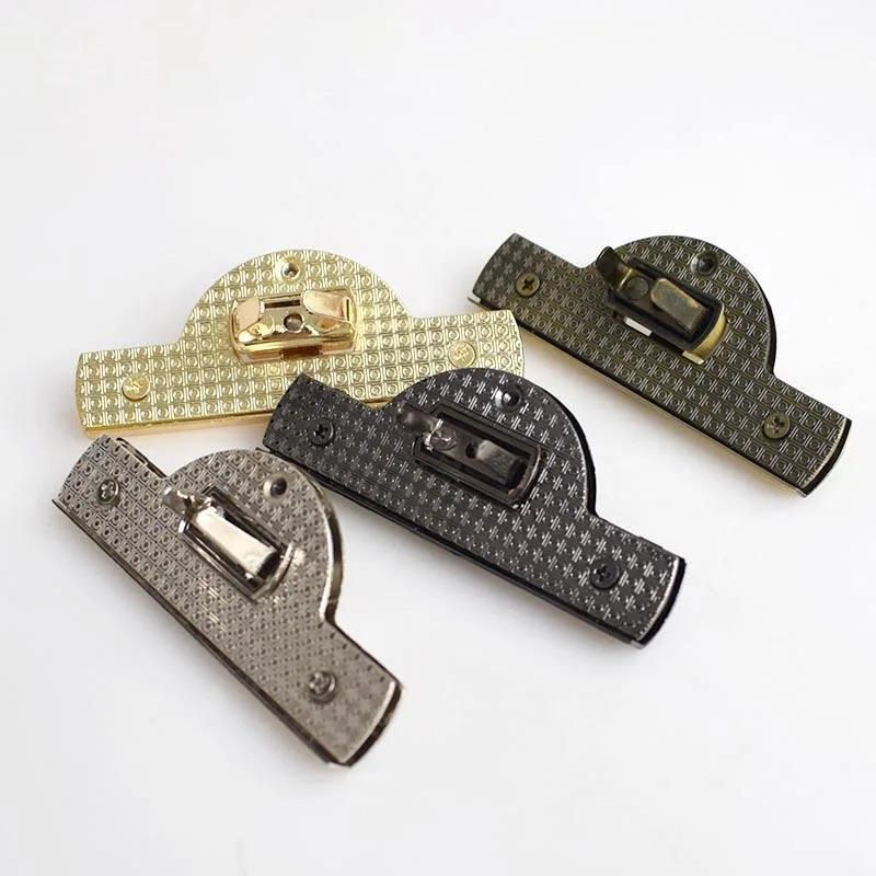 at-Bf129 Hardware Accessories Handbag Locks Twist Turn Locks Clasps Closure Bag Metal Lock