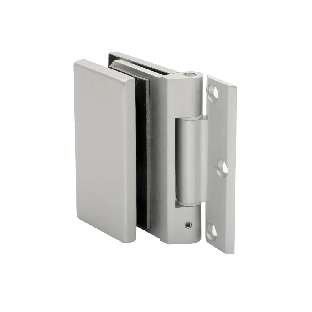 Office Frameless Swing Stainless Steel Glass Door Handle Lock with Cylinder