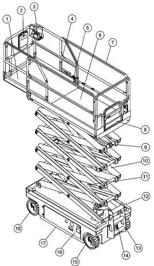 2023 Car Scissor Lift Tongda Scissor Lift Used Tdy-P3010 3000kg Scissor Lift Electric Motor Electric Lock Highly Cost Effective