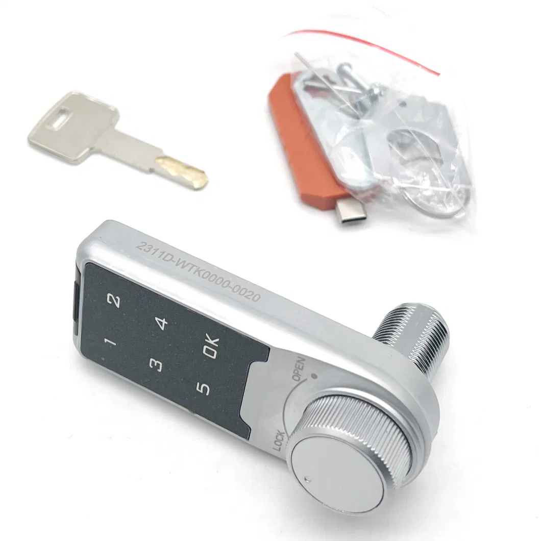 Digital Password Smart Cabinet Lock with USB Emergency Opening