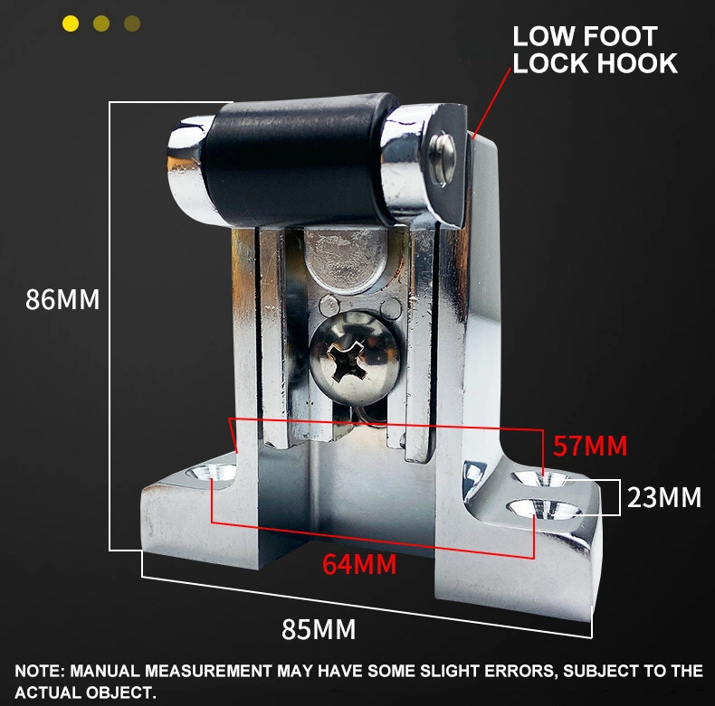 1178b Swing Handle Lock Safety Refrigerator Cold Room Door Latch Handle Lock