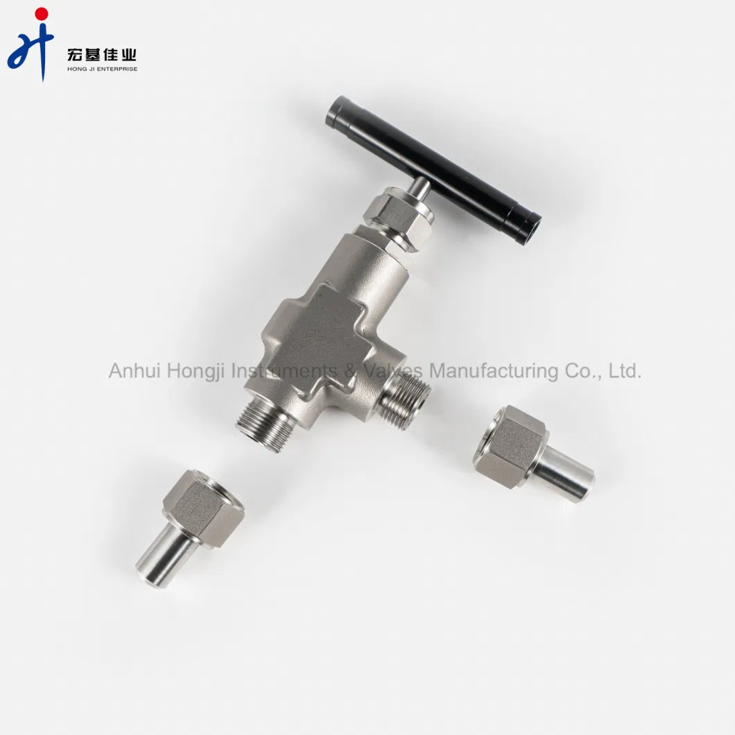 Forged High-Pressure Stainless Steel Socket Weld Angle Needle Valve, 6000 Psi