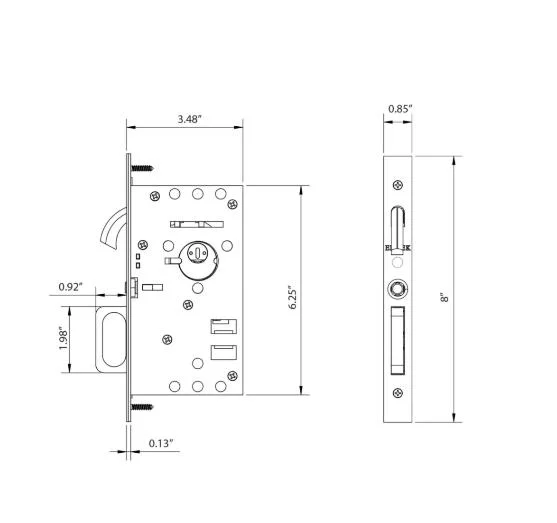 Factory Sliding Hidden Concealed Recessed Flush Invisible Oval Round Satin Nickel Hook Latch Privacy Pocket Door Handle Lock