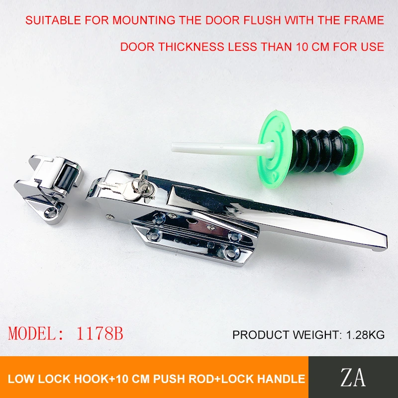 1178b Swing Handle Lock Safety Refrigerator Cold Room Door Latch Handle Lock