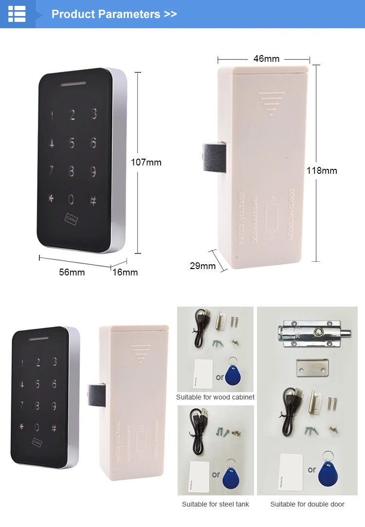 Cl-115 Perfect Quality Smart Card Cabinet Lock Applicable to Public Places Independent Places