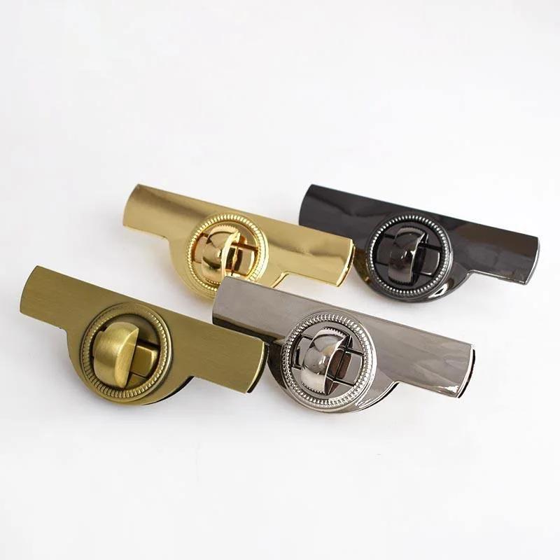 at-Bf129 Hardware Accessories Handbag Locks Twist Turn Locks Clasps Closure Bag Metal Lock