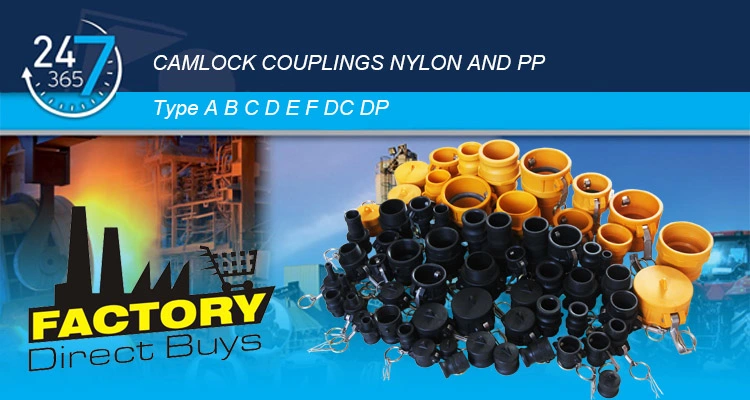 Plastic Camlock Type D Fittings for Layflat Pipe