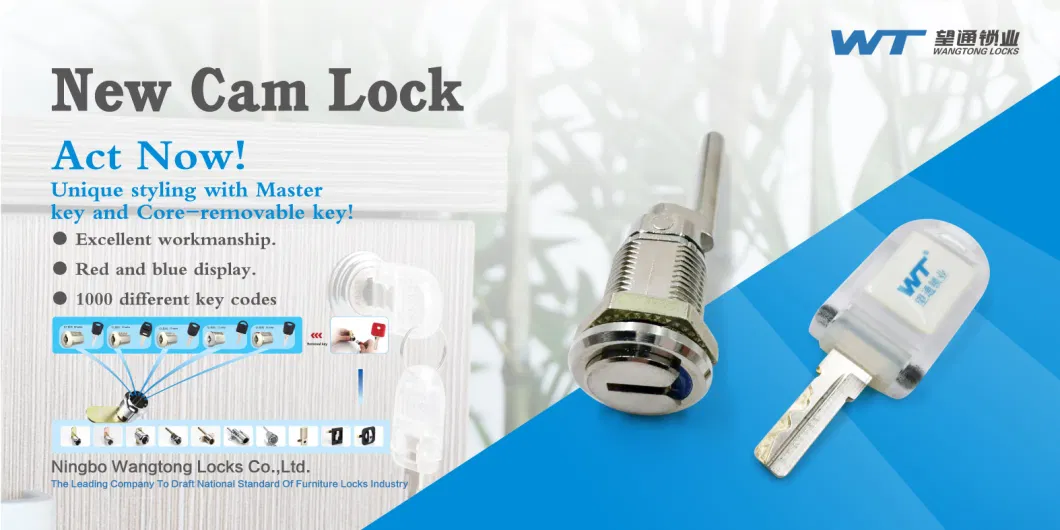 Wangtong New Zinc Alloy 20mm/25mm Metal Cabinet Door Lock 1501