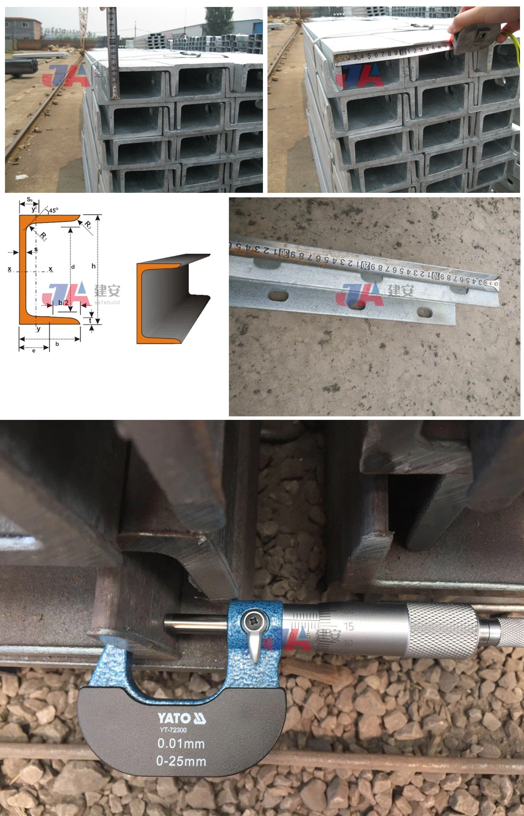 High-Speed Galvanized Guardrail Crash Barrier U Channel Technometal Spacer Block for Sale