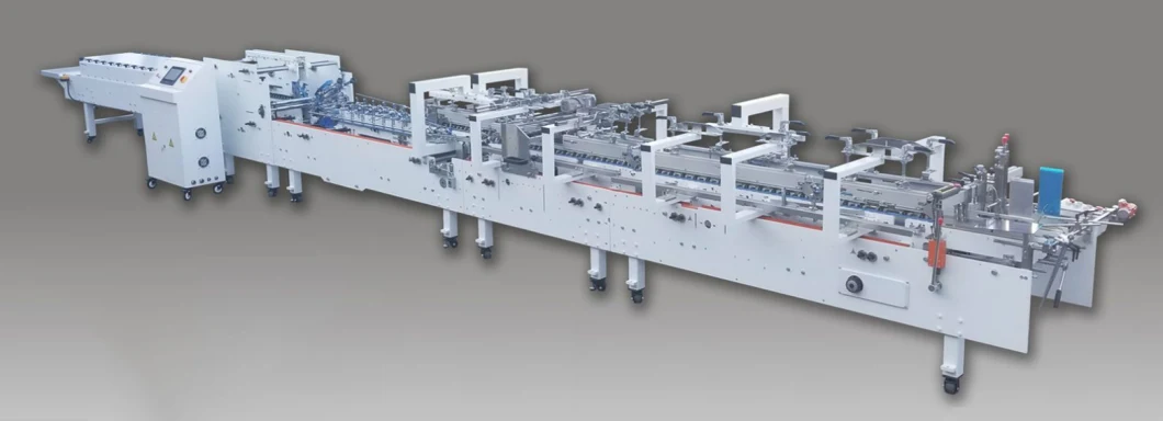 3 Types of Cartons 280m/Min Making Machine Folder Gluer with Crash Lock Bottom