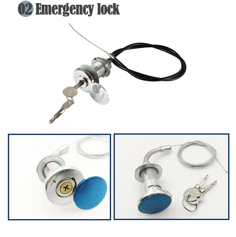 Wholesale Factory Aluminum Garage Emergency Lock /Handle Lock/Security Garage Door Lock