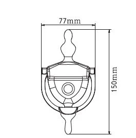 B-KC02-SN DOOR HARDWARE BRASS DOOR KNOCKER WITH VIEWER