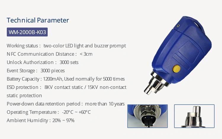 High Security Key-Centric Access Control System High Security Electronic Cam Lock