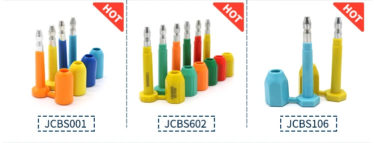 Jcbs003 Anti-Rotary Container Steel Barcode Bolt Seal Lock