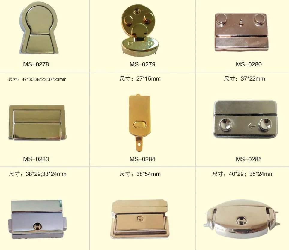 High Class Wooden Decorative Box Lock, Cosmetic Box Lock, Jewelry Box Lock, Cigar Box Lock, Wine Box Lock with Key