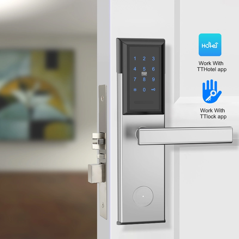 Smart Electric Digital Lock Support Bluetooth Ttlock Tthotel Online Hotel System