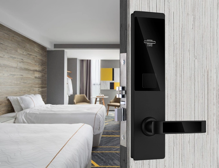 RFID Card Security Gate System Keyless Entry Safe Electric Electronic Handle Locking Keys Door Cylinders Hotel Lock