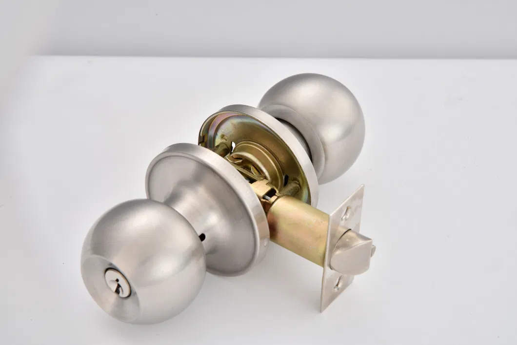 Factory Wholesales Cerradura De Pomo Chapa Ball Key Entry Tubular Cylindrical Door Knob Lock