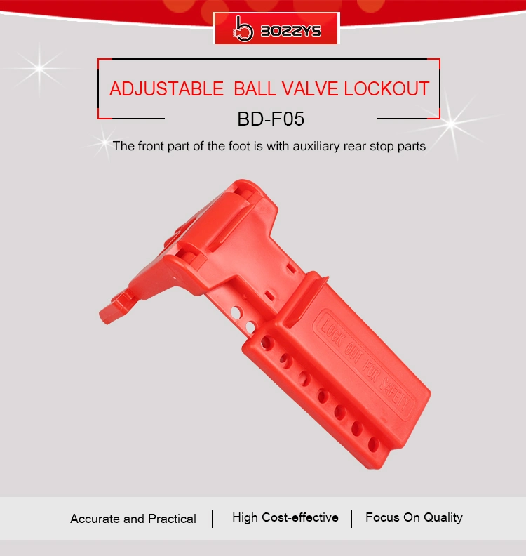 Bozzys PP Material Adjustable Ball Valve Lockout