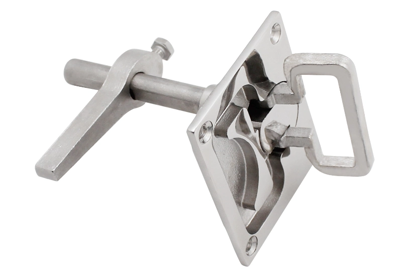 Boat Cam Latch 316 Stainless Steel Marine Hardware Flush Lift Pull Slam Latch with Back Plate