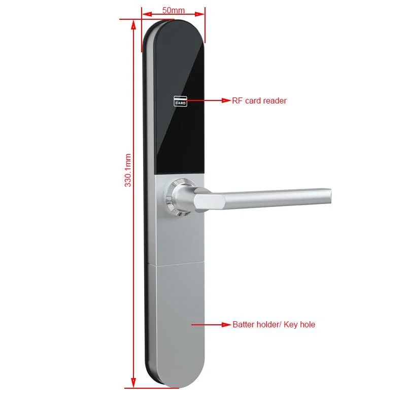 Hotel Home Security Cylinder Electronic Motel Door Lock with 6068 Mortise