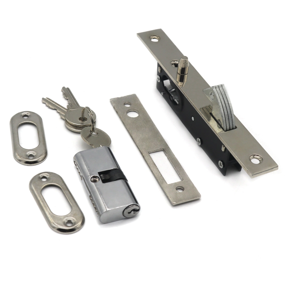 Aluminium Sliding Door Mortise Hook Lock Slam Lock with Anti-Lift