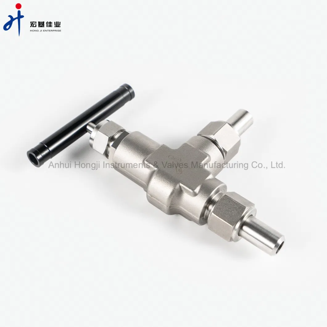 Forged High-Pressure Stainless Steel Socket Weld Angle Needle Valve, 6000 Psi