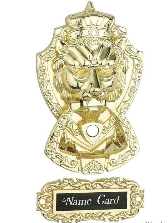 Decorative Modern Design Gold Metal Lion Door Knocker for Knocker Chair