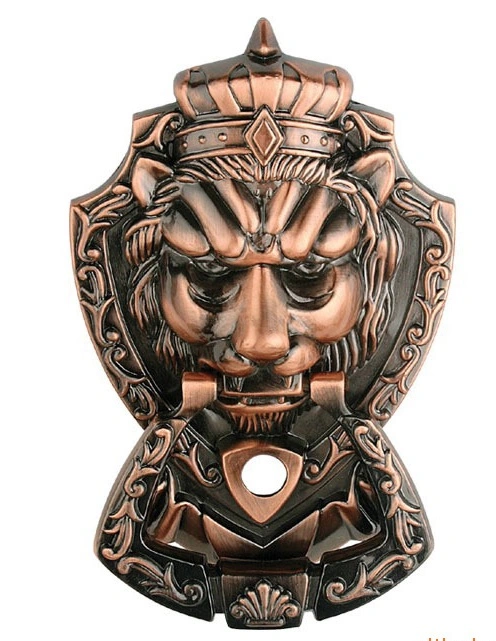 Decorative Modern Design Gold Metal Lion Door Knocker for Knocker Chair