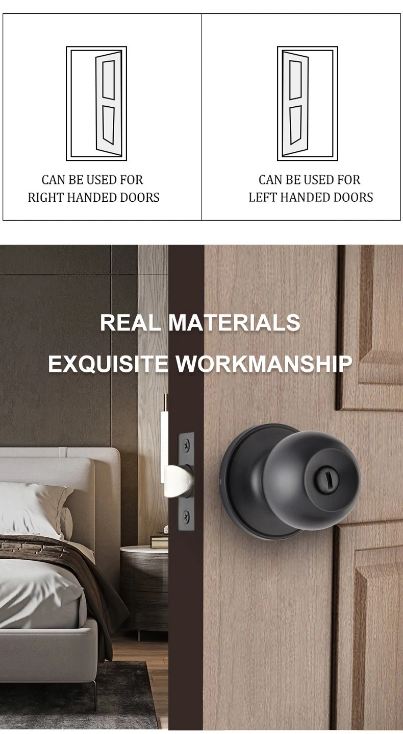 Double Sided 4 Set Combo Tubular Cylindrical Door Knob Lock