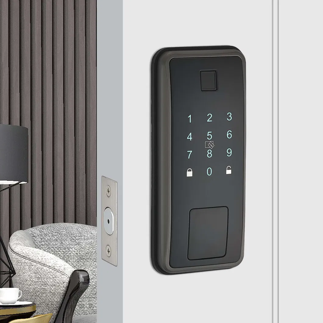 Fingerprint Password IC Card Key Bluetooth APP Smart Electronic Digital Deadbolt Door Lock