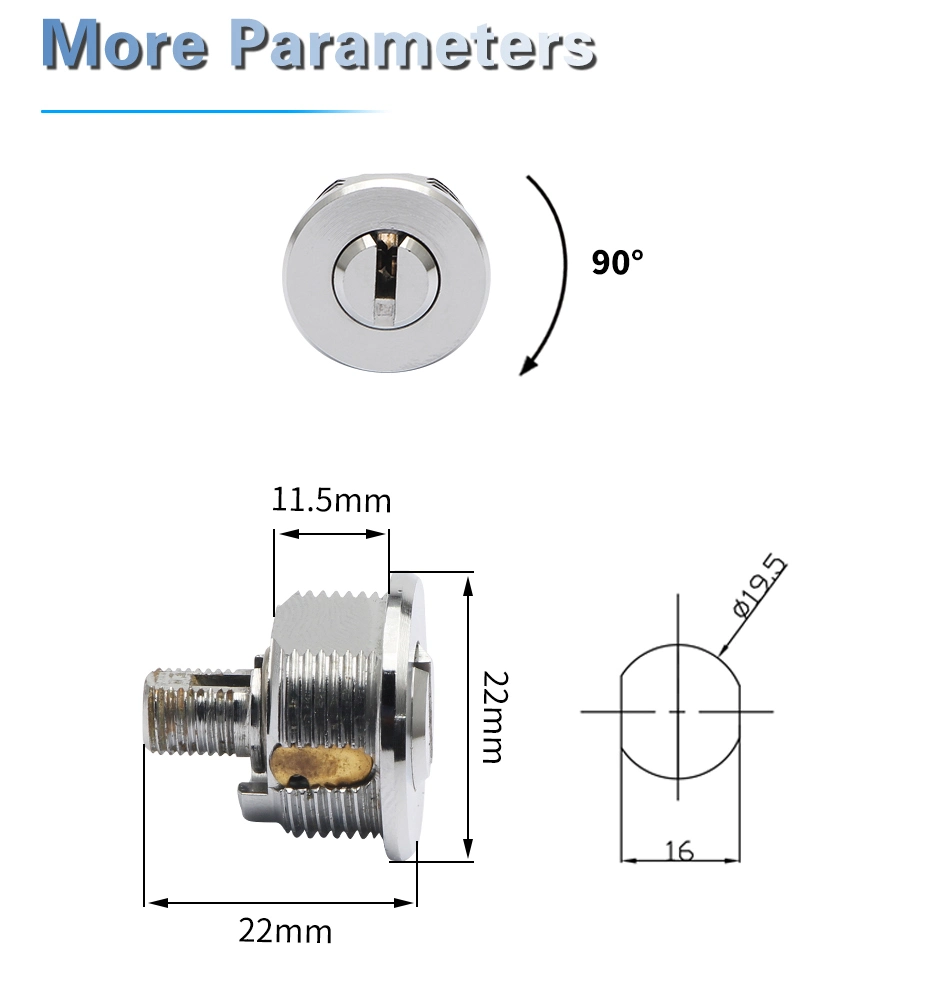 Jk560 Bikes Locks Cylinder Brass Metal Motorcycle Trunk Cam Lock for Sale