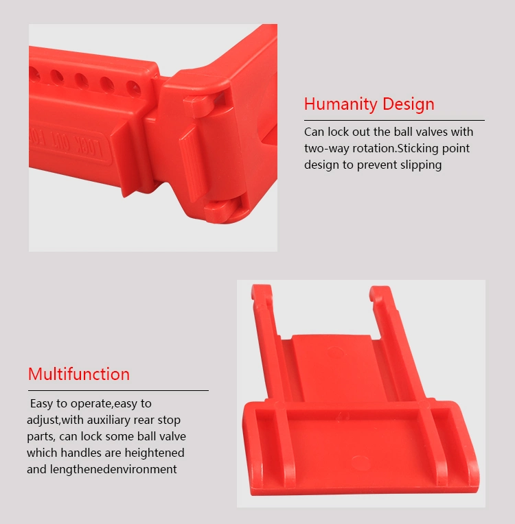 Bozzys PP Material Adjustable Ball Valve Lockout