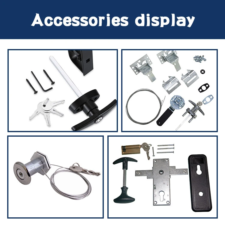 Wholesale Factory Aluminum Garage Emergency Lock /Handle Lock/Security Garage Door Lock