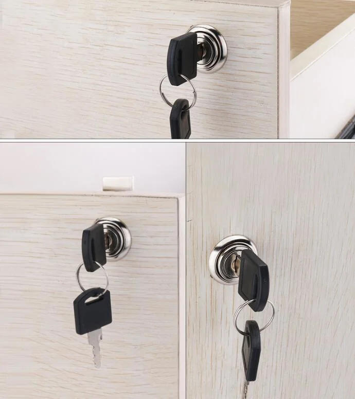 Furniture Hotel Security Key Zinc Alloy Furniture Hardware Steel Cabinet Door Safe Drawer Lock