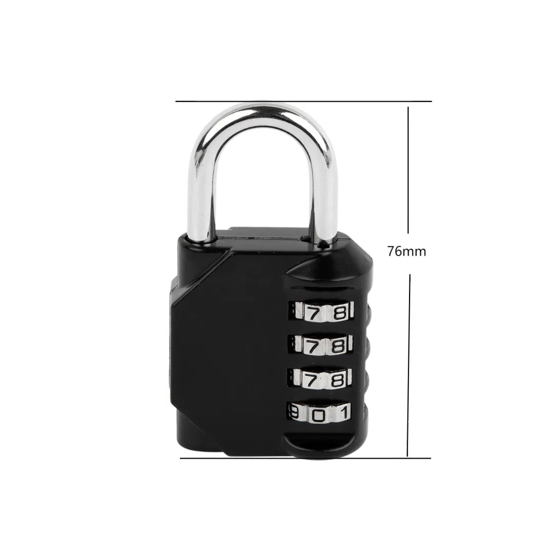 234 Showcase 4 Digit Code Password Luggage Padlock Combination Lock