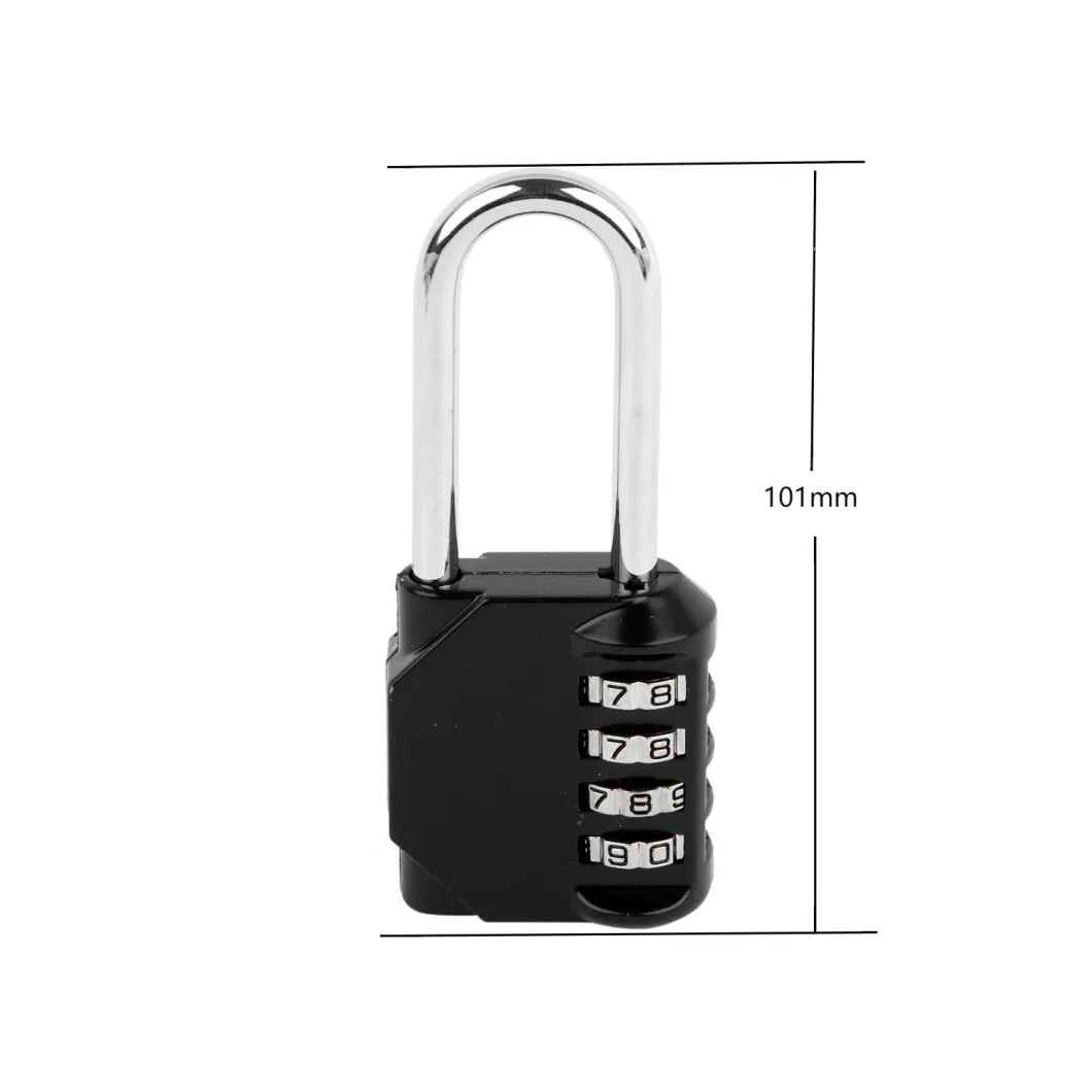 234 Showcase 4 Digit Code Password Luggage Padlock Combination Lock