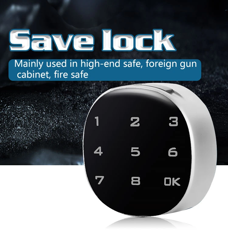 20mm Touch Keypad Office 8 Digit Password Keyless Smart Drawer Electronic Cabinet Cam Lock