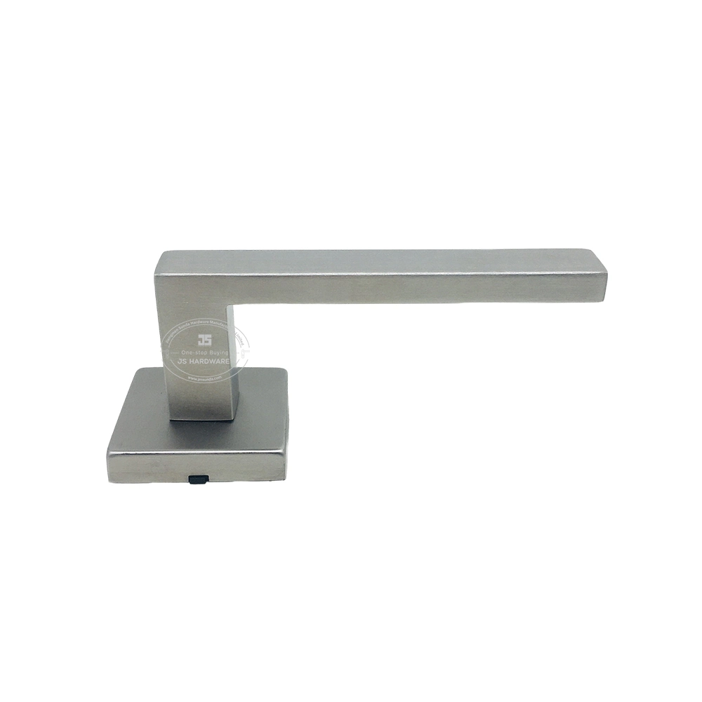 European Style Metal Interior Bathroom Stainless Steel Square Door Hardware Door Handle