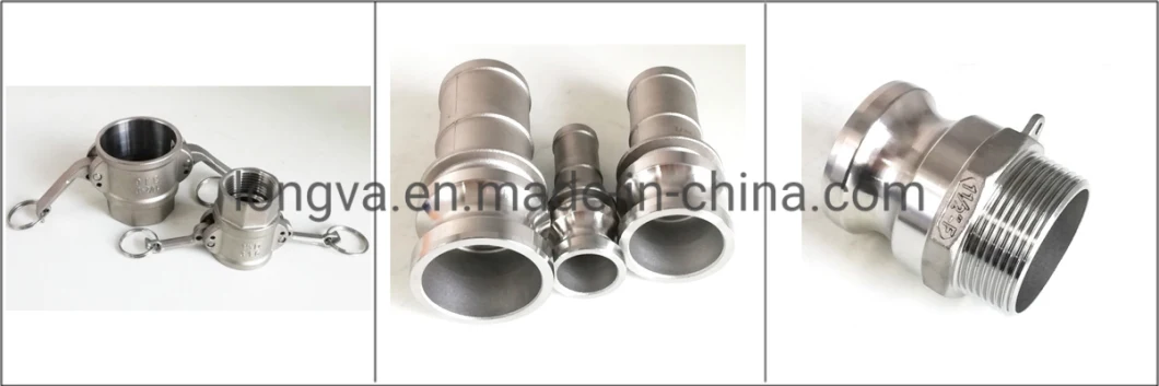 Stainless Steel Quick Coupler Connectors Type a, B, C, D, E, F, DC, Dp Camlock Quick Couplings