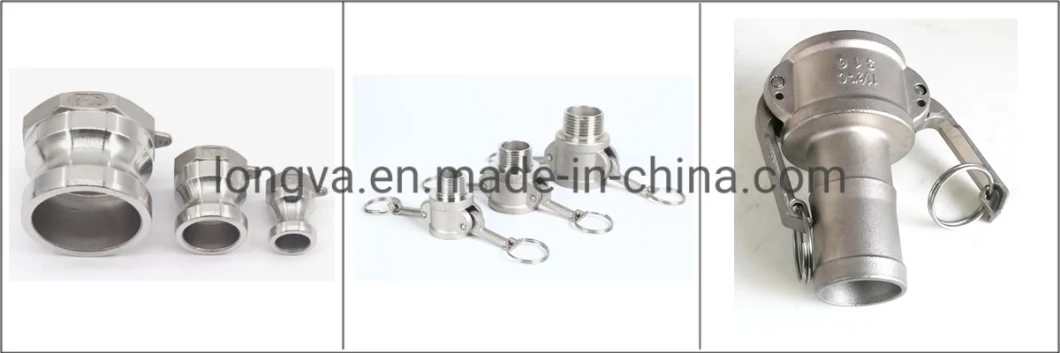 Stainless Steel Quick Coupler Connectors Type a, B, C, D, E, F, DC, Dp Camlock Quick Couplings