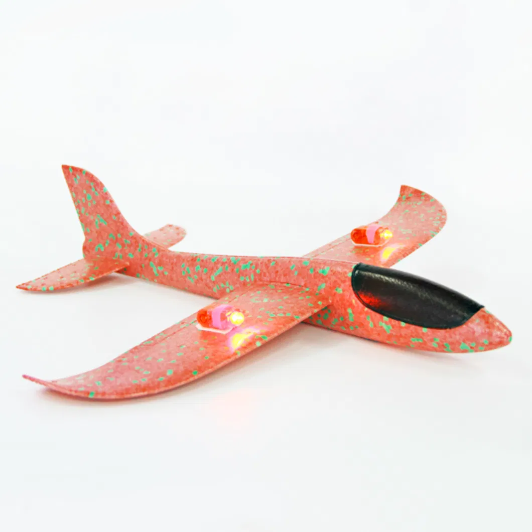 LED Luminous Airplane Aeromodel Outdoor Sports Kids Toys Throwing