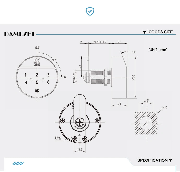 Wholesale Supply of Intelligent Password Lock Locker Lock