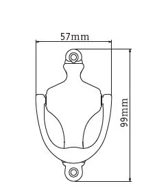 B-KC03-PB BRASS DOOR ACCESSORIES DOOR KNOCKER