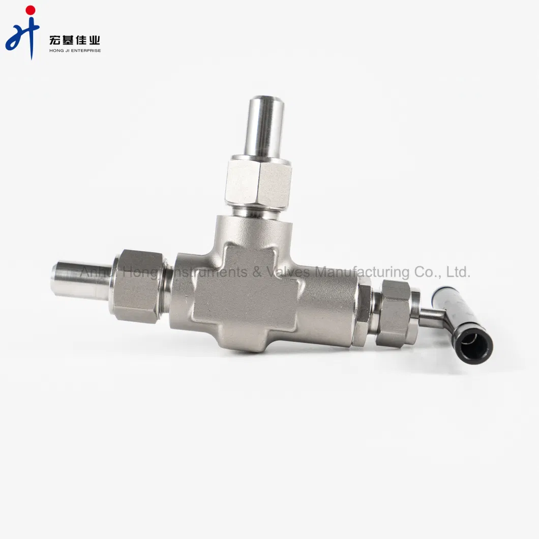 Forged High-Pressure Stainless Steel Socket Weld Angle Needle Valve, 6000 Psi