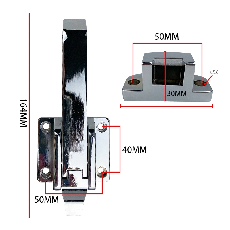 1-093 Zinc Alloy Industrial Test Chamber Oven Door Handle Latch Lock