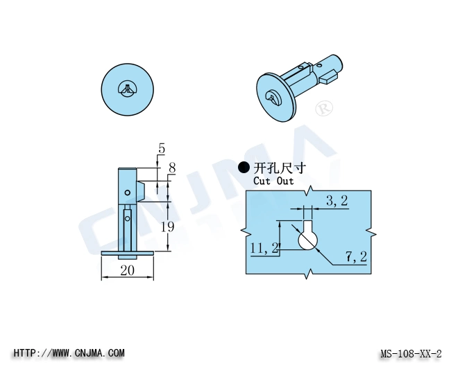 Sliding Glass Door Lock with Keys