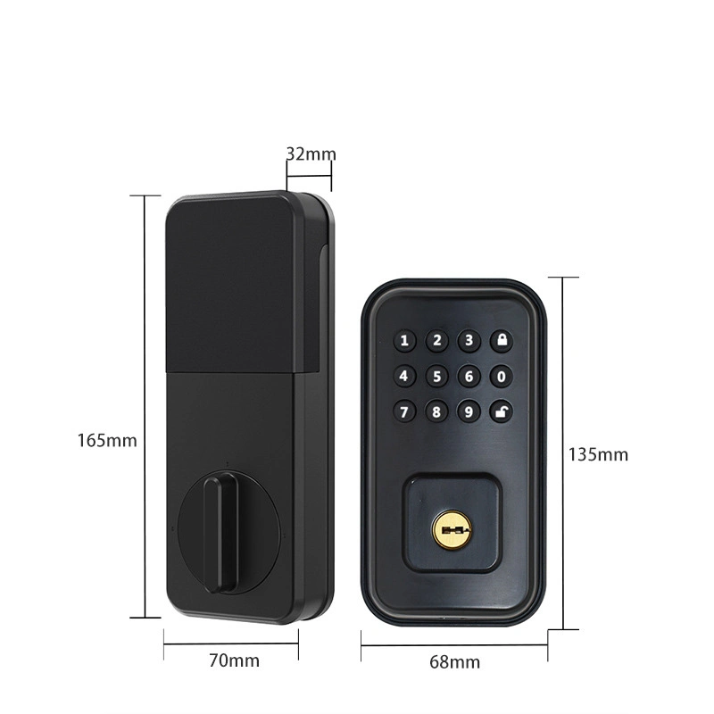 Smart Door Lock Without Handle Office Desk Lock Combination Lock Smart Maintenance Door Lock with Key