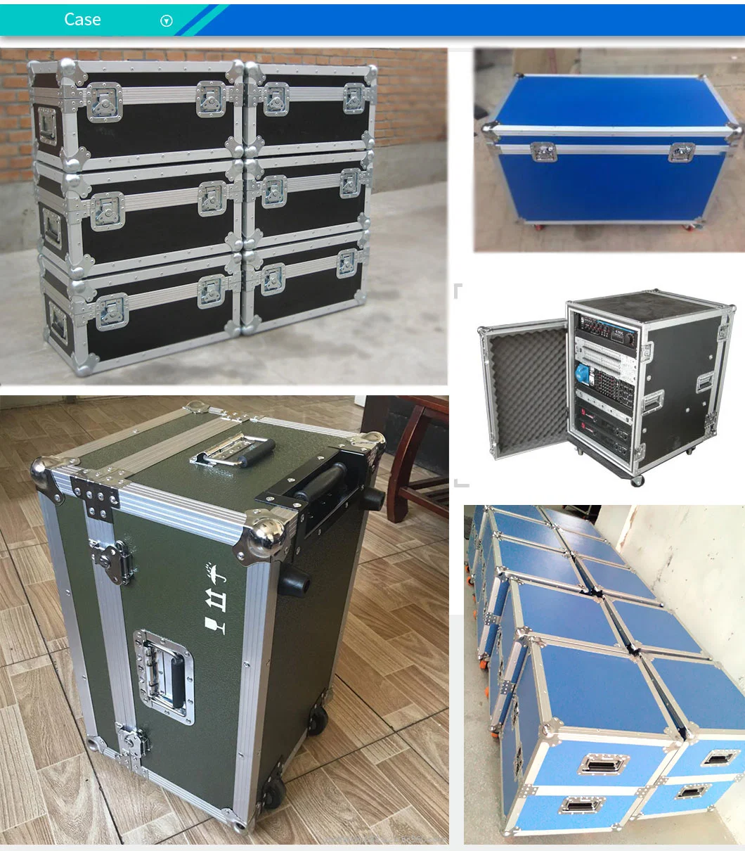 Stainless Steel Ass Handle Lock Box Flight Case